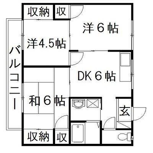 静岡県浜松市中央区原島町(賃貸アパート3DK・1階・49.12㎡)の写真 その2