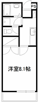 住感シリーズSタイプ宮前  ｜ 山梨県甲府市宮前町1-2（賃貸アパート1K・2階・25.35㎡） その2