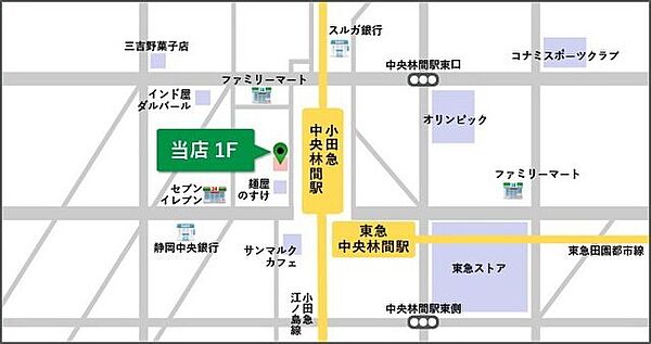 メゾン ド プランドール 1階 | 神奈川県大和市中央林間西 賃貸マンション 地図