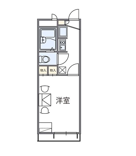 レオパレス　エンジェルス ｜大阪府羽曳野市翠鳥園(賃貸アパート1K・2階・19.90㎡)の写真 その5