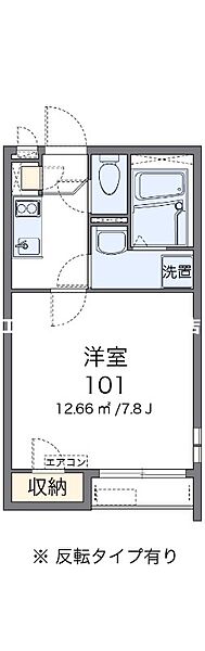 岡山県岡山市東区西大寺上1丁目(賃貸アパート1K・1階・20.28㎡)の写真 その2