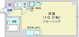 北海道札幌市北区北二十五条西5丁目（賃貸マンション1R・4階・32.20㎡） その2