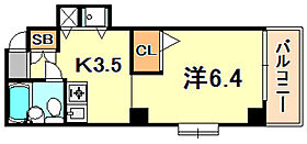 兵庫県神戸市兵庫区小河通４丁目（賃貸マンション1R・6階・25.25㎡） その2