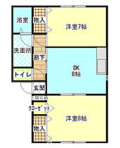 ルミエールC  ｜ 兵庫県赤穂市中広（賃貸アパート2DK・1階・52.00㎡） その2