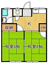 いずみ荘  ｜ 福岡県北九州市小倉北区下富野4丁目（賃貸アパート2K・1階・34.78㎡） その2