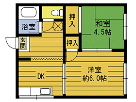 コーポ松本 201 ｜ 大分県大分市大字三芳（賃貸アパート2K・2階・34.71㎡） その2