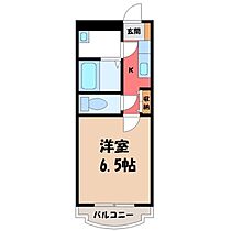 栃木県小山市大字羽川（賃貸マンション1K・3階・23.98㎡） その2