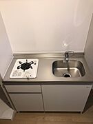 単身用の使いやすいミニキッチン。