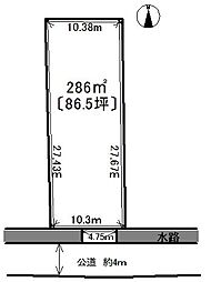 岐阜市西改田　売土地