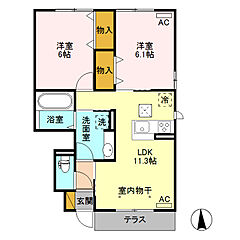 物件の間取り