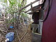 敷地内の写真です。広々275坪の土地です。