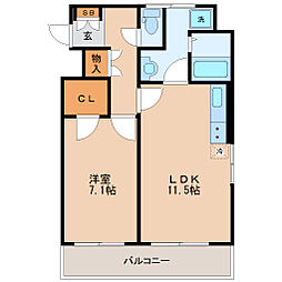 間取図画像 1LDK