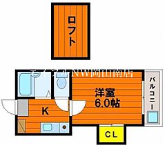 岡山県岡山市北区青江3丁目（賃貸アパート1K・2階・20.00㎡） その2