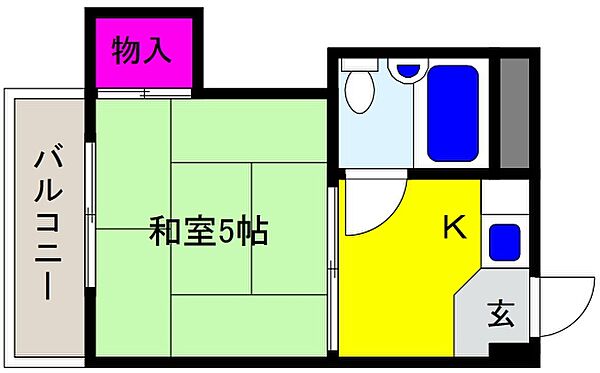 兵庫県神戸市東灘区御影中町２丁目(賃貸マンション1K・4階・14.90㎡)の写真 その2