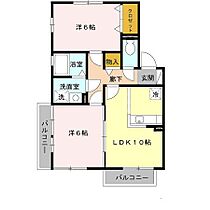 スウィート松本Ａ  ｜ 大阪府羽曳野市古市６丁目（賃貸アパート2LDK・1階・49.80㎡） その2