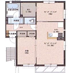 アルバートA 2LDKの間取図画像