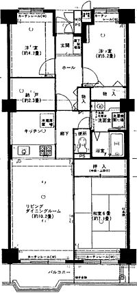 ３LDK＋納戸