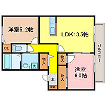 滋賀県大津市一里山４丁目（賃貸アパート2LDK・2階・58.07㎡） その2