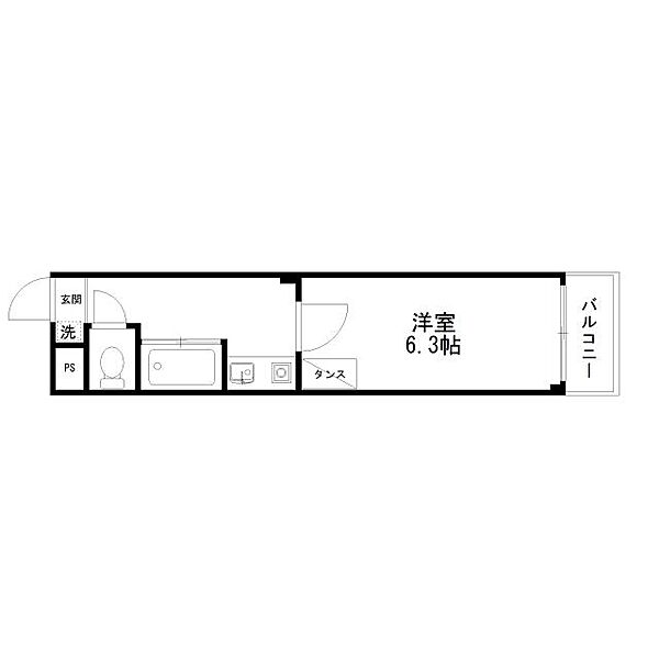 アトムシティ ｜鳥取県鳥取市南安長３丁目(賃貸アパート1K・3階・23.29㎡)の写真 その2