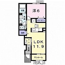 メビウスII 103 ｜ 鳥取県鳥取市田島（賃貸アパート1LDK・1階・46.35㎡） その2