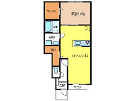 アルルI番館 103 ｜ 大阪府岸和田市吉井町４丁目17-30（賃貸アパート1LDK・1階・48.66㎡） その2