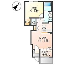 フォルビート　ジン 102 ｜ 大阪府泉大津市板原町２丁目14-10（賃貸アパート1LDK・1階・43.24㎡） その2