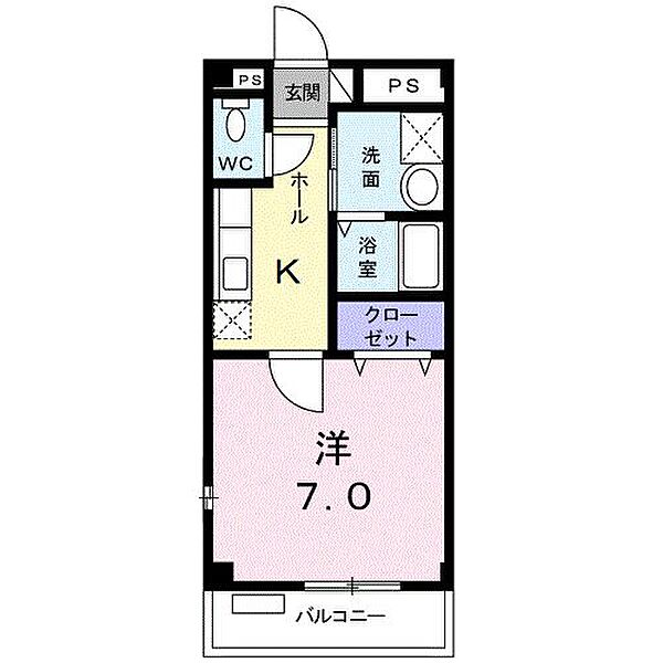 マーヴェラス・ヴュー 107｜鳥取県鳥取市浜坂３丁目(賃貸アパート1K・1階・27.00㎡)の写真 その2