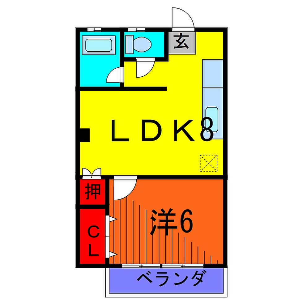 ホームズ でお部屋探し みどりハイツ 2階 1ldk 賃料5 5万円 33 賃貸マンション住宅情報 物件番号 取扱い不動産会社 エイブルネットワーク亀有南口店 株式会社マイウェイハウジング