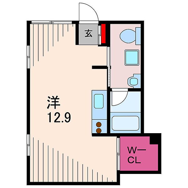 Ｍ－2 ｜東京都足立区東和２丁目(賃貸アパート1R・1階・32.88㎡)の写真 その2