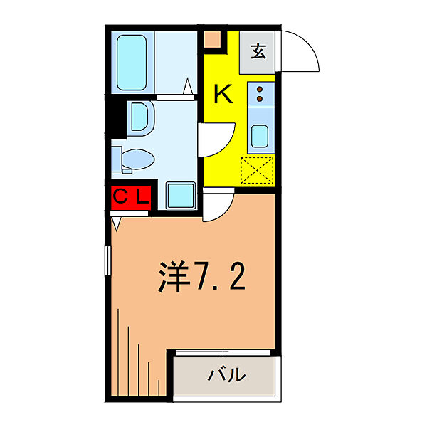 NAGA1 ｜東京都葛飾区小菅４丁目(賃貸アパート1K・2階・21.80㎡)の写真 その2