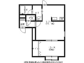 ラ・ルーナ 301 ｜ 北海道函館市大縄町20-13（賃貸マンション1LDK・3階・39.00㎡） その2