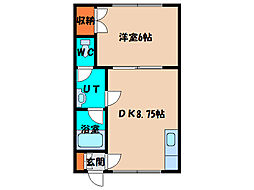 パレス美原B 2階