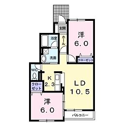 エルムプラシードA8号館 1階