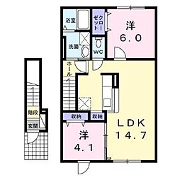 カーサセレーノ 2階