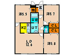 シティパレス的場 4階