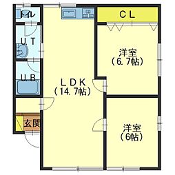 コーポすみれB棟 2階