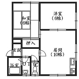 コーポアサヒII 2階