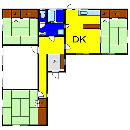 藍住町徳命F邸_間取り_0