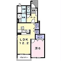 アンジュボワＢ 104 ｜ 千葉県木更津市請西南１丁目（賃貸アパート1LDK・1階・45.72㎡） その2