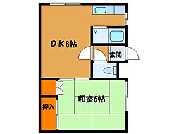 リヴェール美原B 2階