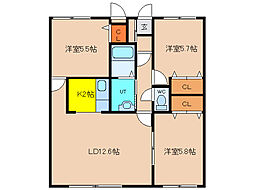 シティパレス的場 2階