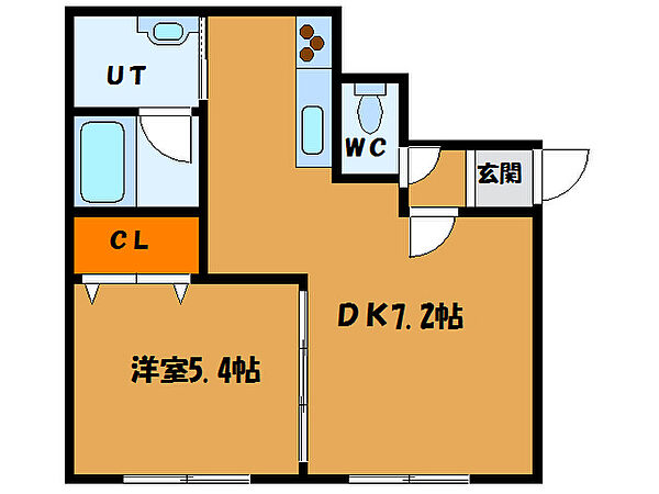 マンションアムール 302｜北海道函館市亀田町(賃貸アパート1DK・3階・30.27㎡)の写真 その2