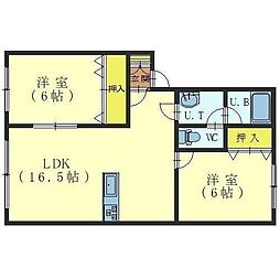 レストはまなす中野通 2階/202