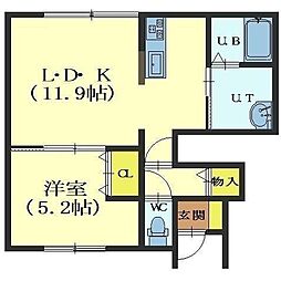 新川町駅 6.0万円