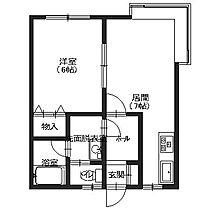 ピュアシティ愛 201 ｜ 北海道函館市亀田港町63-15（賃貸アパート1DK・2階・35.00㎡） その2