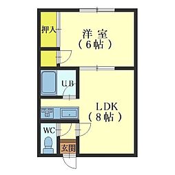 コーポ昭和 1階/2