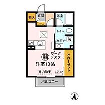 千葉県袖ケ浦市蔵波台１丁目（賃貸アパート1R・1階・29.25㎡） その2