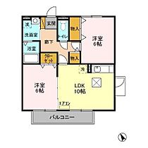 千葉県袖ケ浦市蔵波台６丁目（賃貸アパート2LDK・1階・53.65㎡） その2