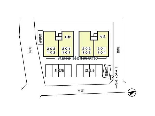 千葉県市原市八幡(賃貸アパート2LDK・2階・55.00㎡)の写真 その4