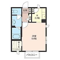 千葉県市原市姉崎西１丁目（賃貸アパート1K・2階・30.60㎡） その2